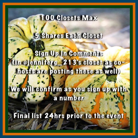 THANK YOU ALL🍁FOR A WONDERFUL🍁POSH-GIVING EVENT - Picture 3 of 6